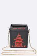 Take Out Box Clutch Black