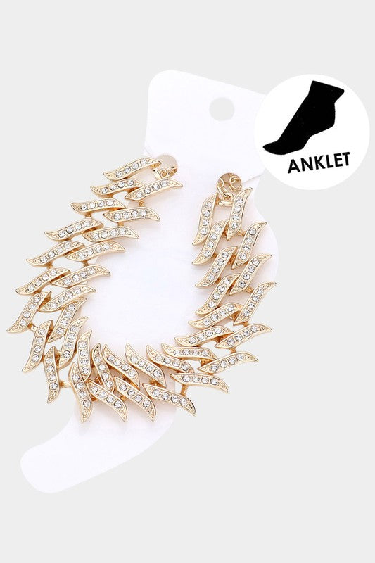 Diva Swag Anklet Gold