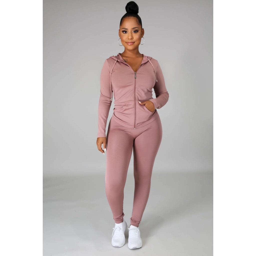 Ola Seamless 2 Piece Set Mauve