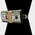 Money Bling Fanny Grey