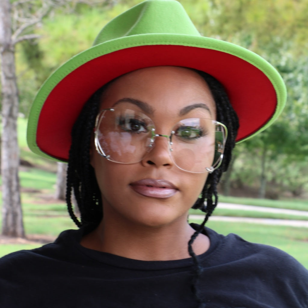 Green Red Fedora