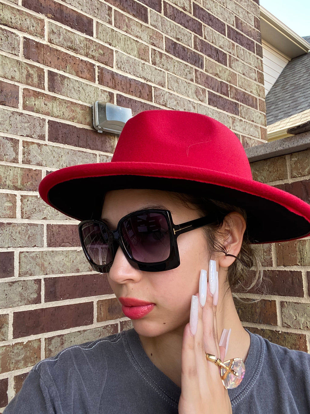 Red Black Fedora