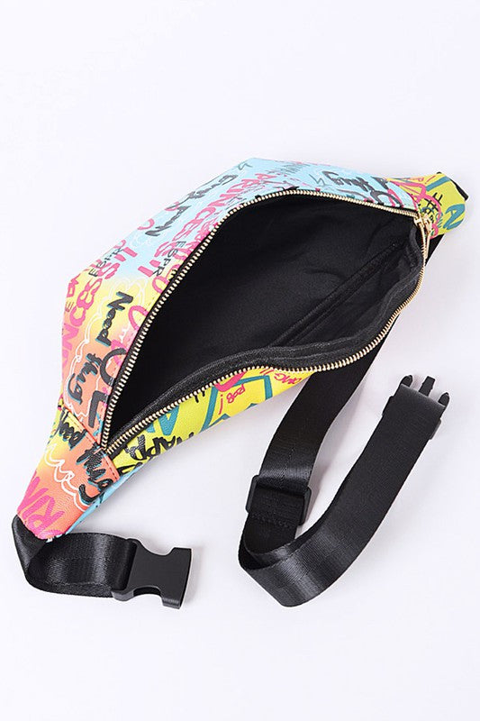 Graffiti Fanny Pack Multi