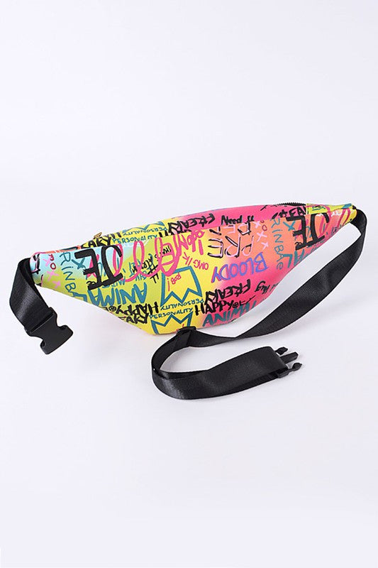 Graffiti Fanny Pack Multi
