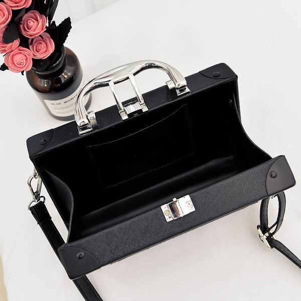 Radio Box Crossbody Bag Black