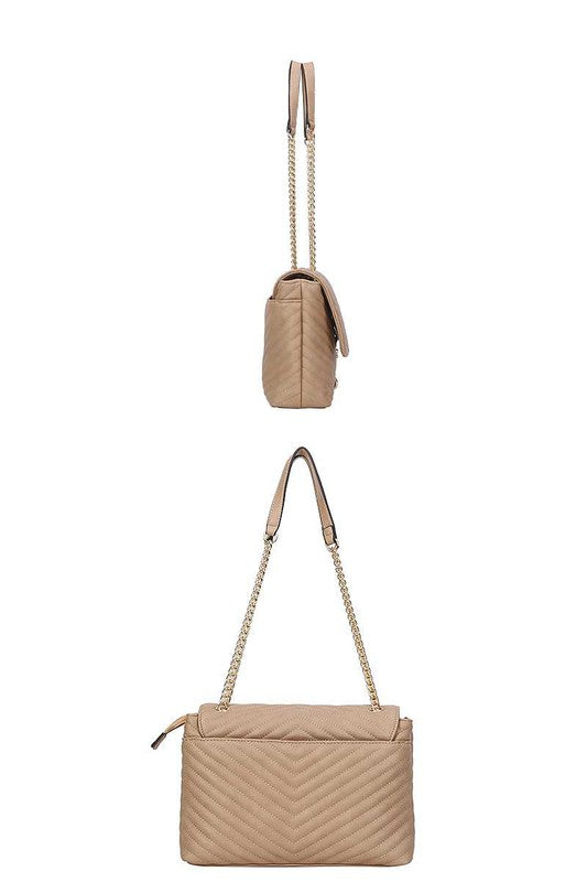 2 Piece Hot Chic Bag Black