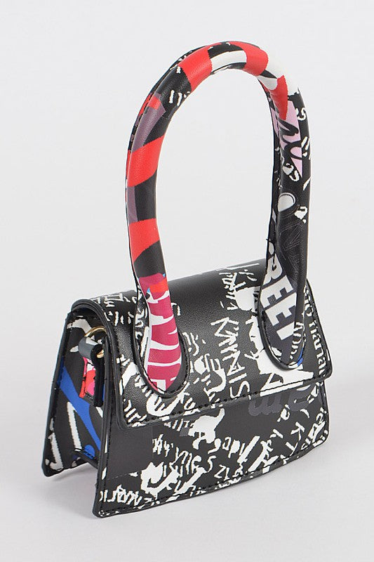 Single Handle Mini Graffiti Bag