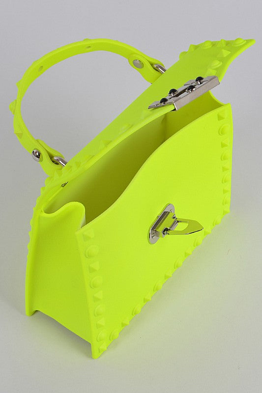 Kelly Small Jelly Purse Neon Dandelion Yellow