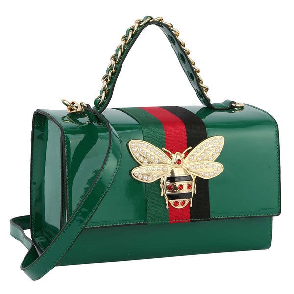 Queen 2 in 1 Bag Green Patent