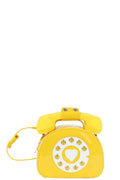 Glossy Telephone Crossbody Yellow