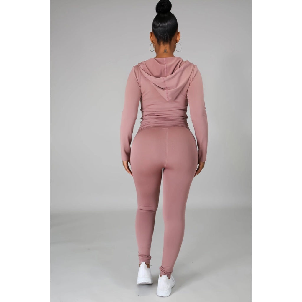 Ola Seamless 2 Piece Set Mauve