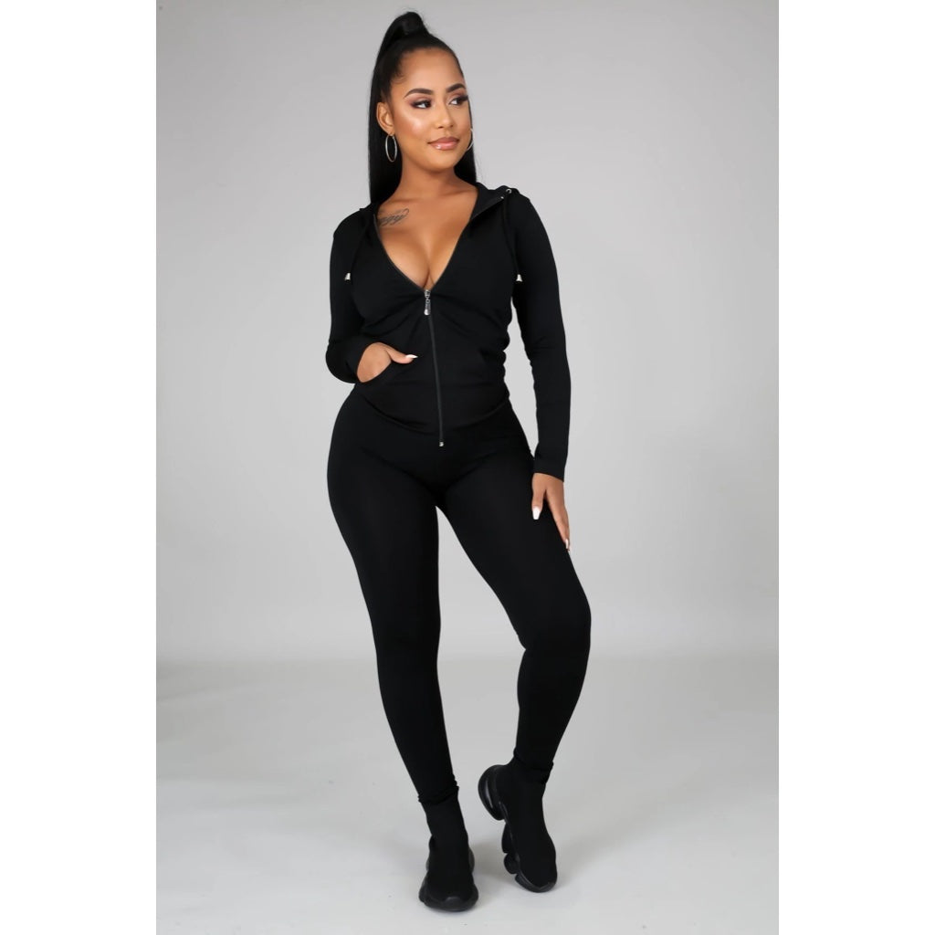 Ola Seamless 2 Piece Set Plus Size Black