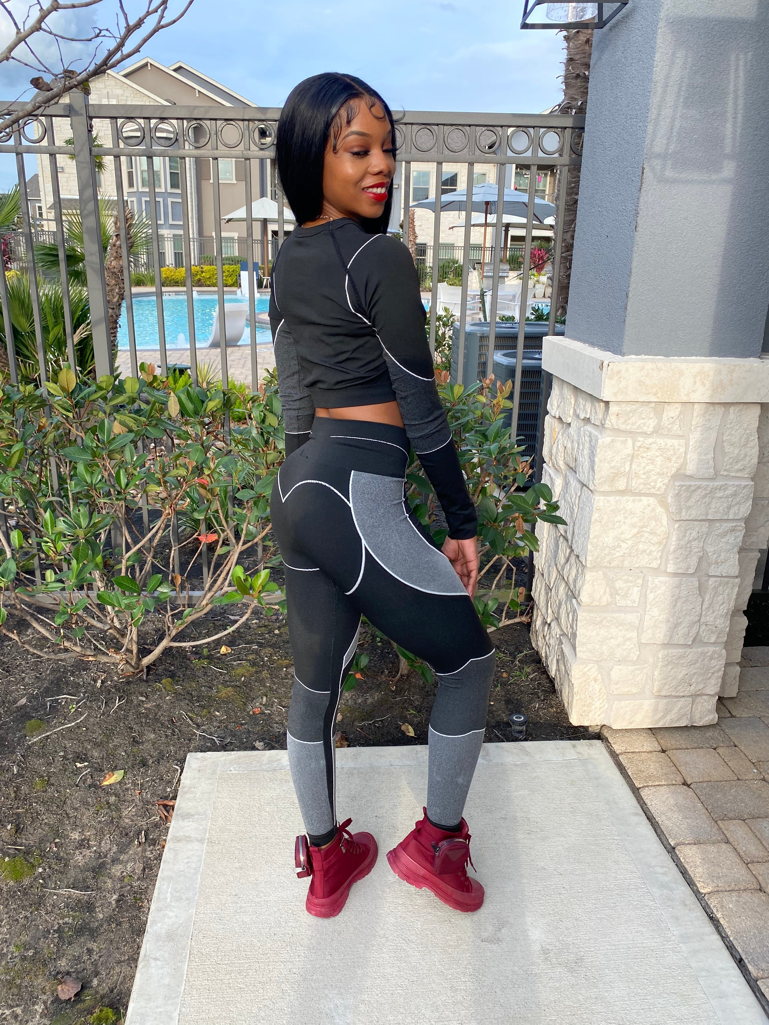 Love Me 2 Piece Set Black