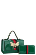 Queen 2 in 1 Bag Green Patent