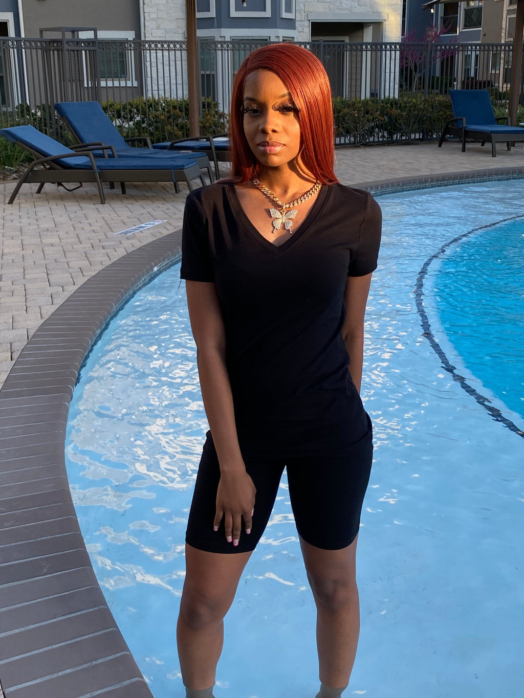 Lit Summer Biker Set Black