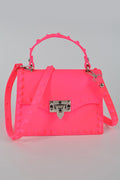 Kelly Small Jelly Purse Neon Pink