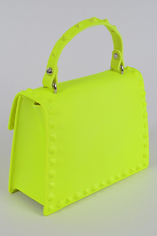 Kelly Small Jelly Purse Neon Dandelion Yellow