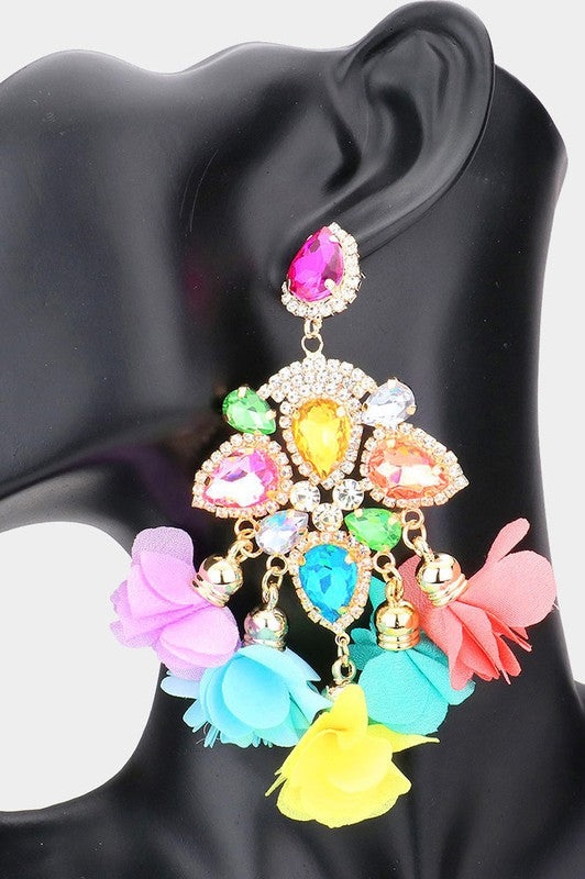 Flower Girl Earrings Multi