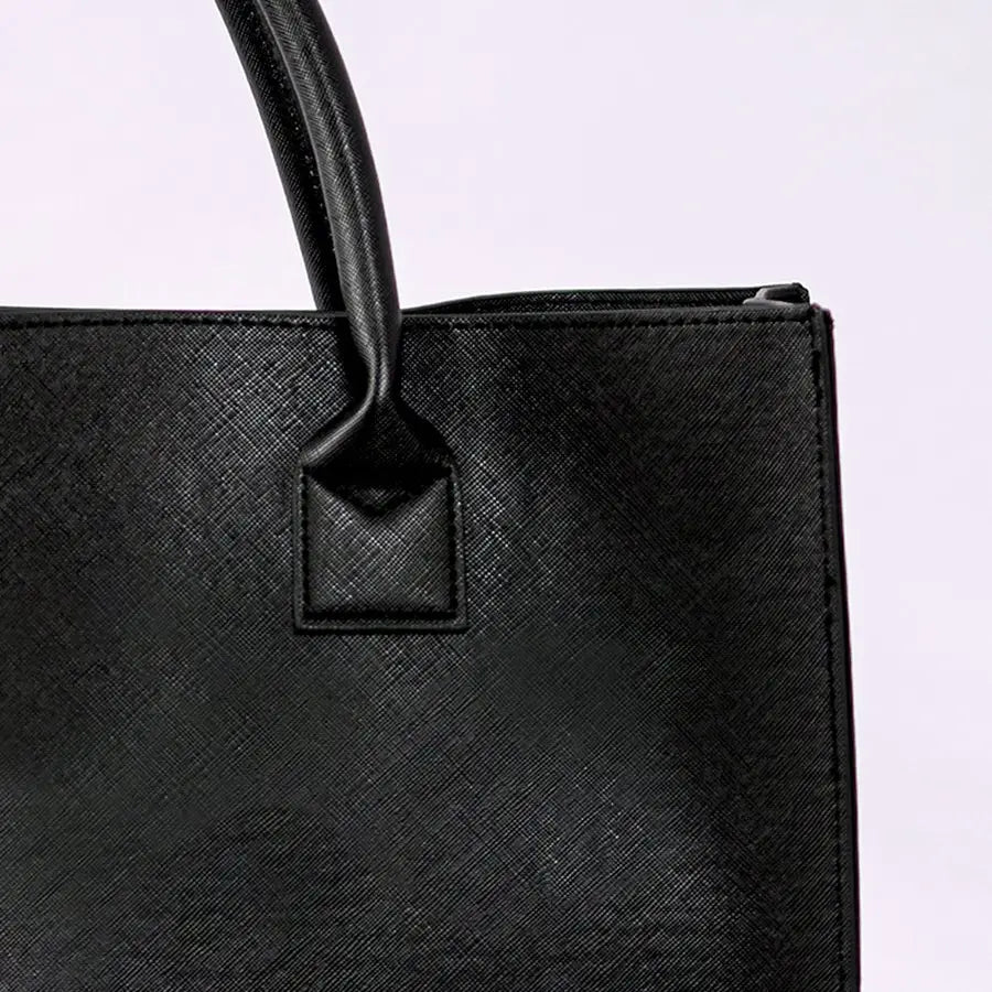 Modern Vegan Tote Black