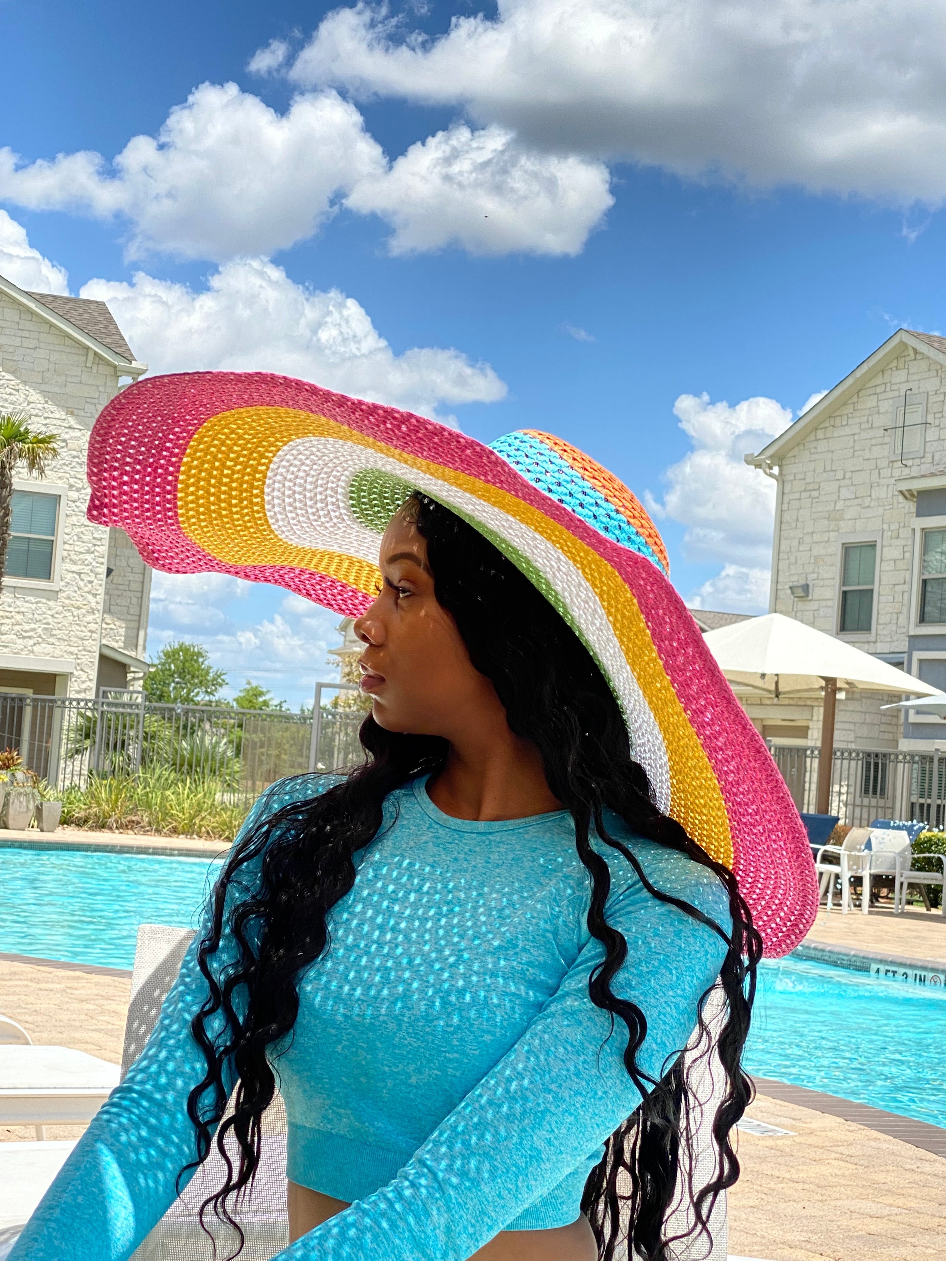 Oversized Floppy Sun Hat Mt