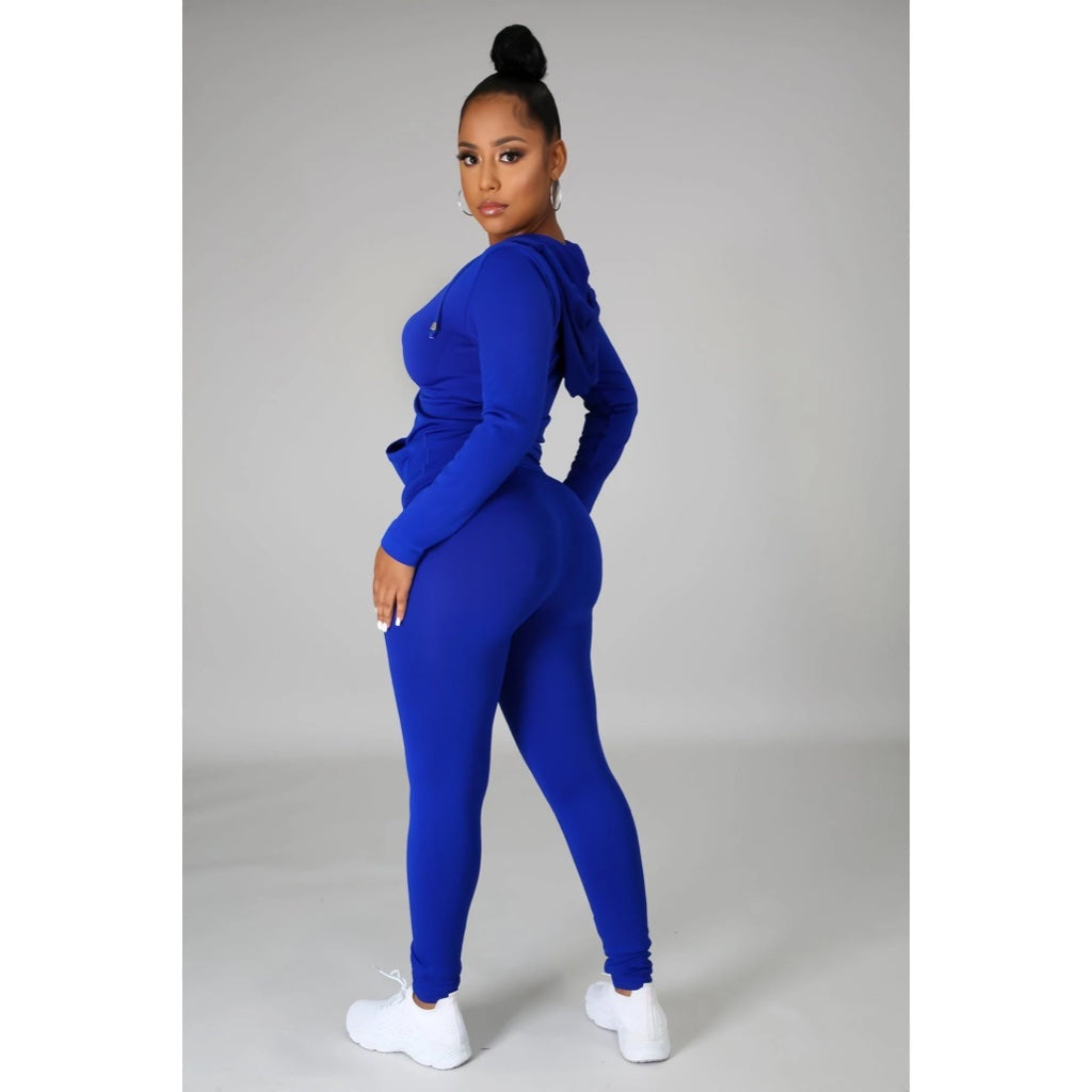 Ola Seamless 2 Piece Set Royal Blue