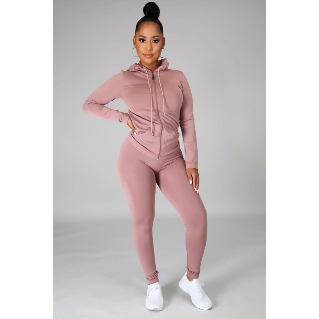 Ola Seamless 2 Piece Set Mauve