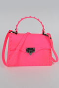 KELLY JELLY PURSE NEON PINK