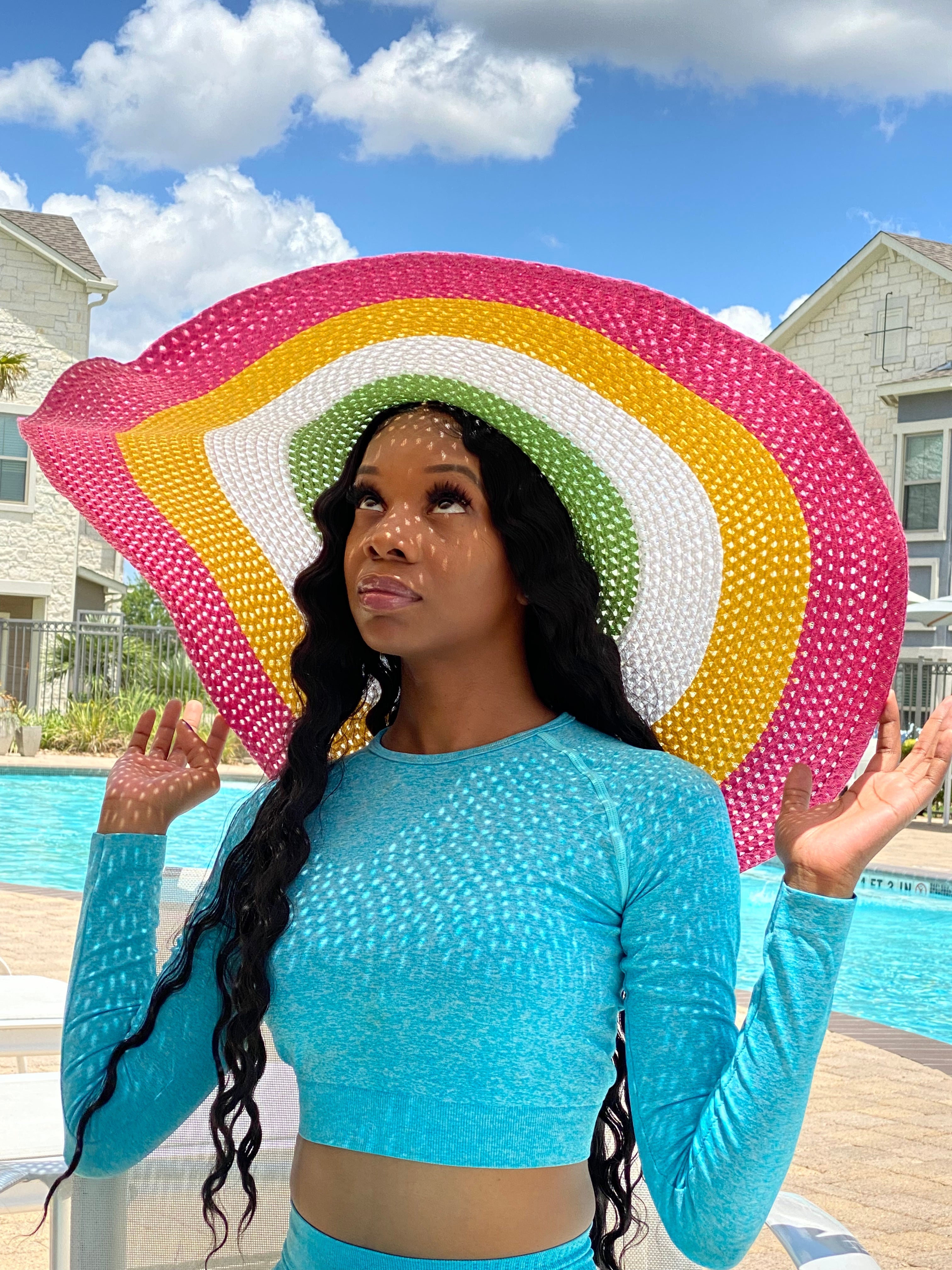 Oversized Floppy Sun Hat Mt