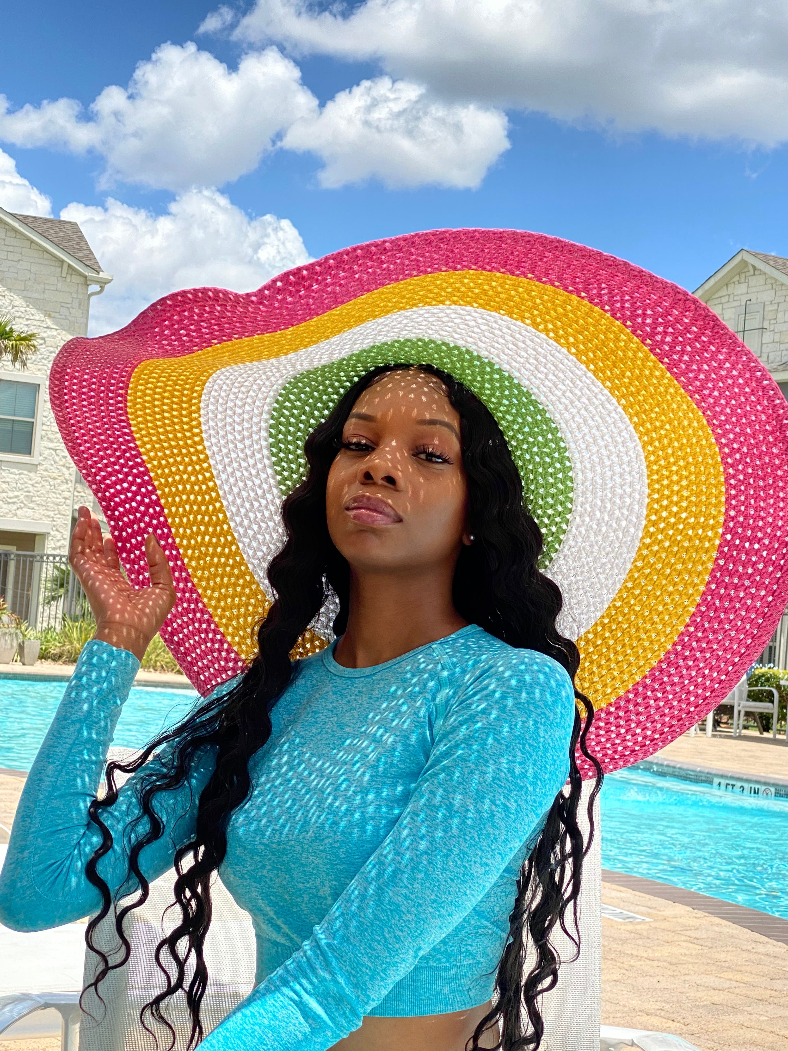 Oversized Floppy Sun Hat Mt