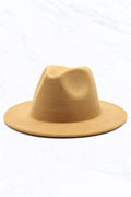 Classic Fedora Hat Beige