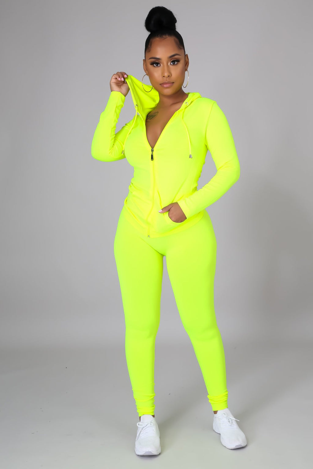 Ola Seamless 2 Piece Set Neon Yellow