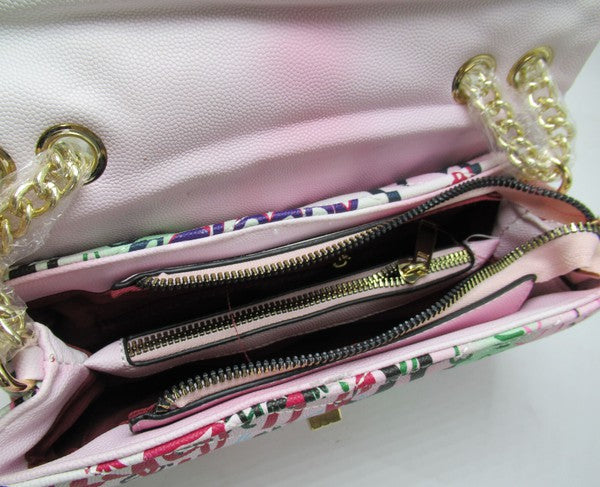 FAB GRAFFITI BAG PINK