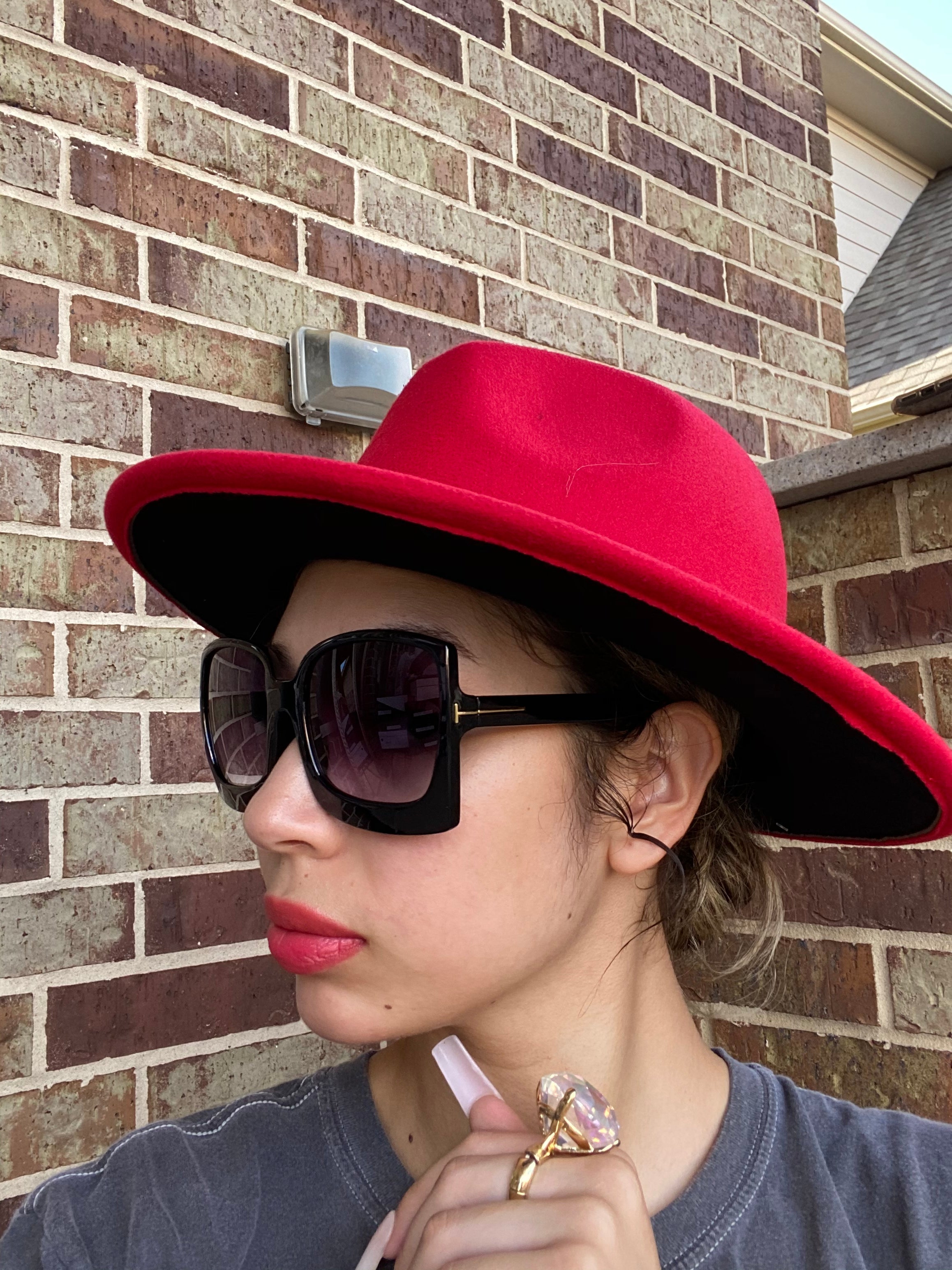 Red Black Fedora