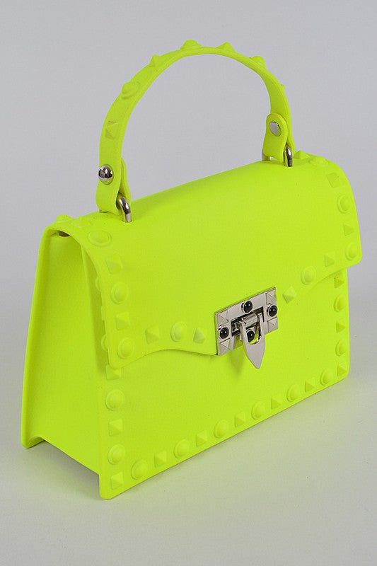 Kelly Small Jelly Purse Neon Dandelion Yellow