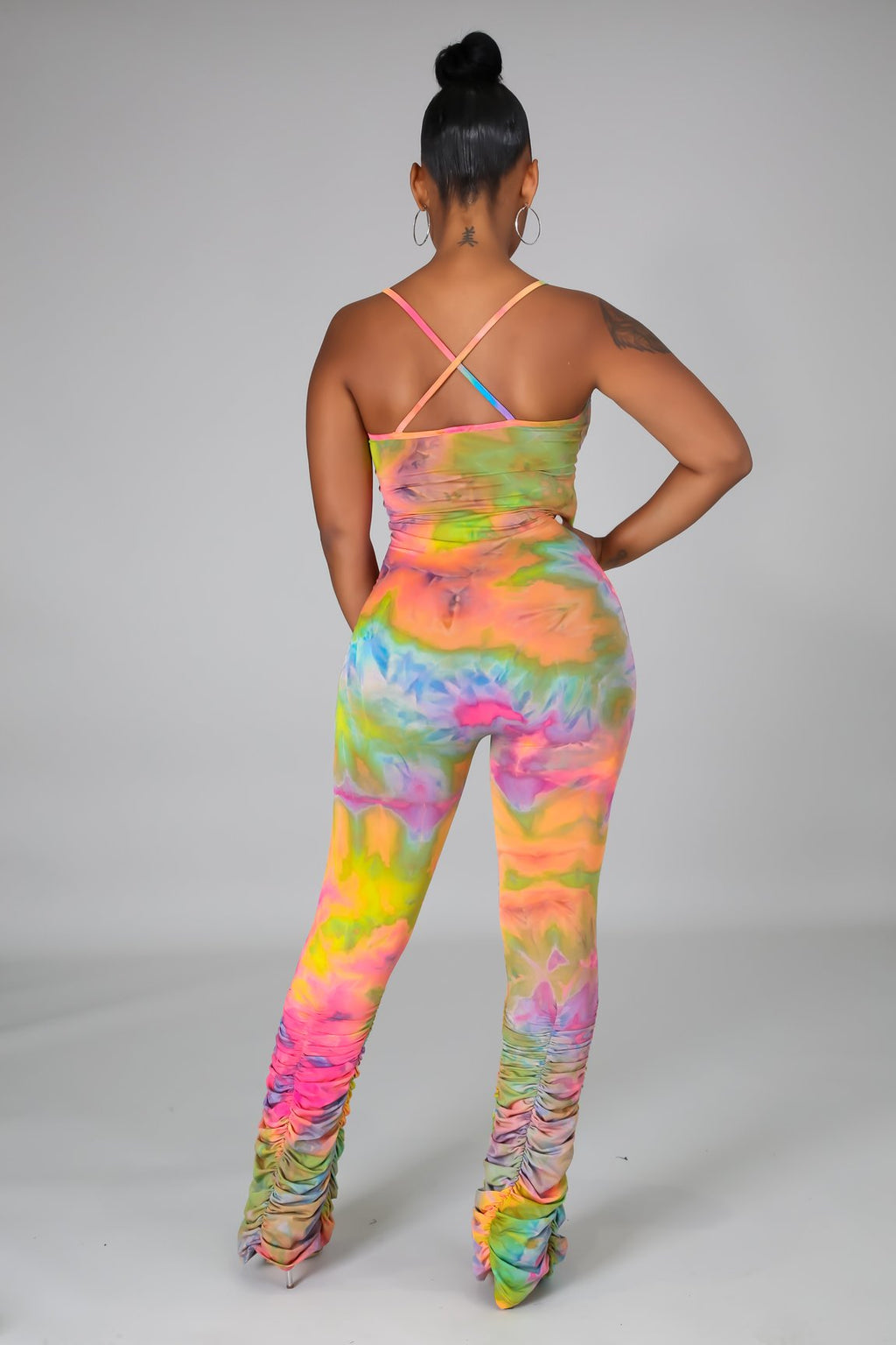 Flex Jumpsuit Rainbow Tye Dye