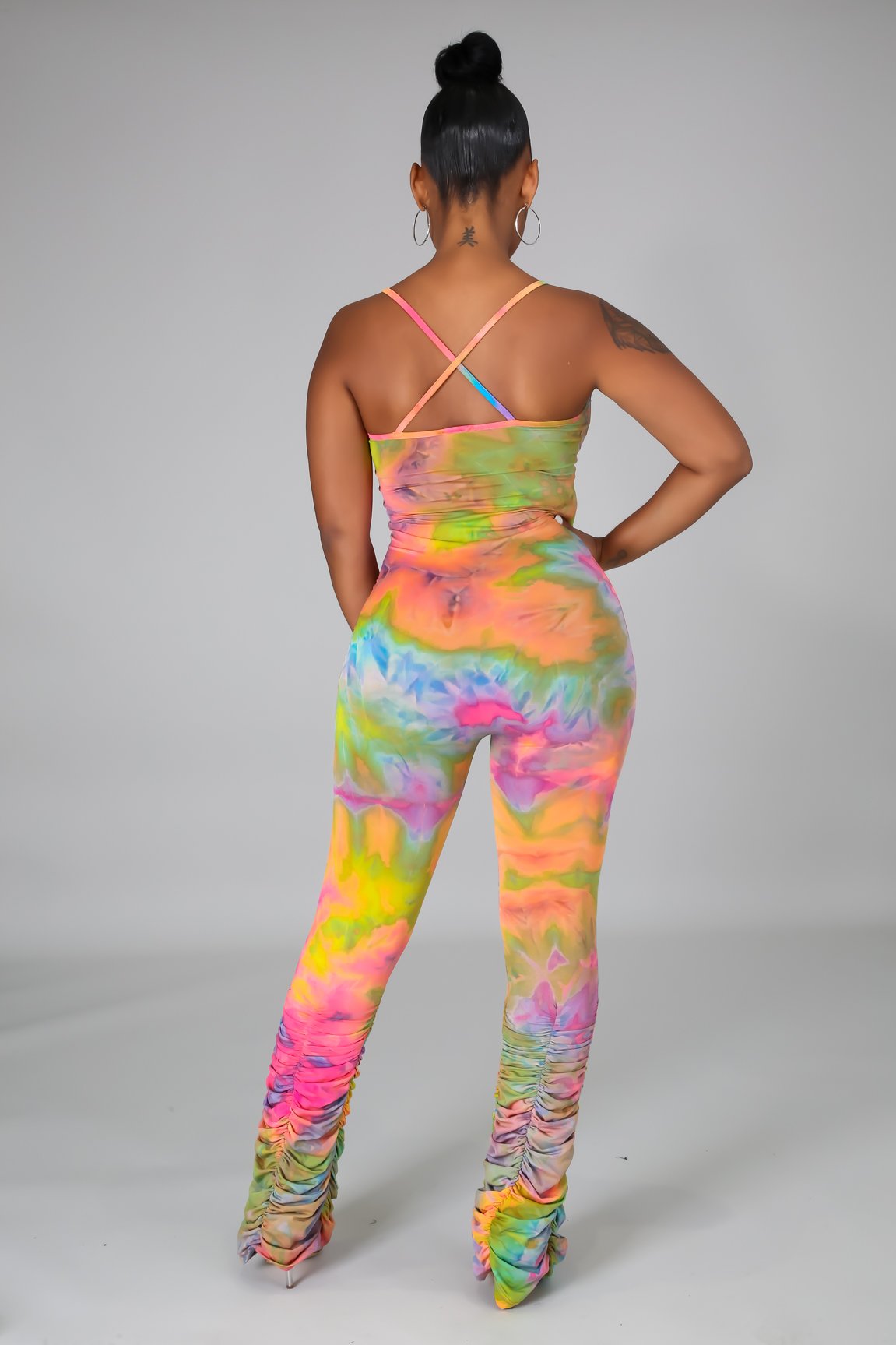 Flex Jumpsuit Rainbow Tye Dye