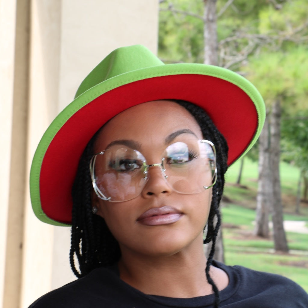 Green Red Fedora
