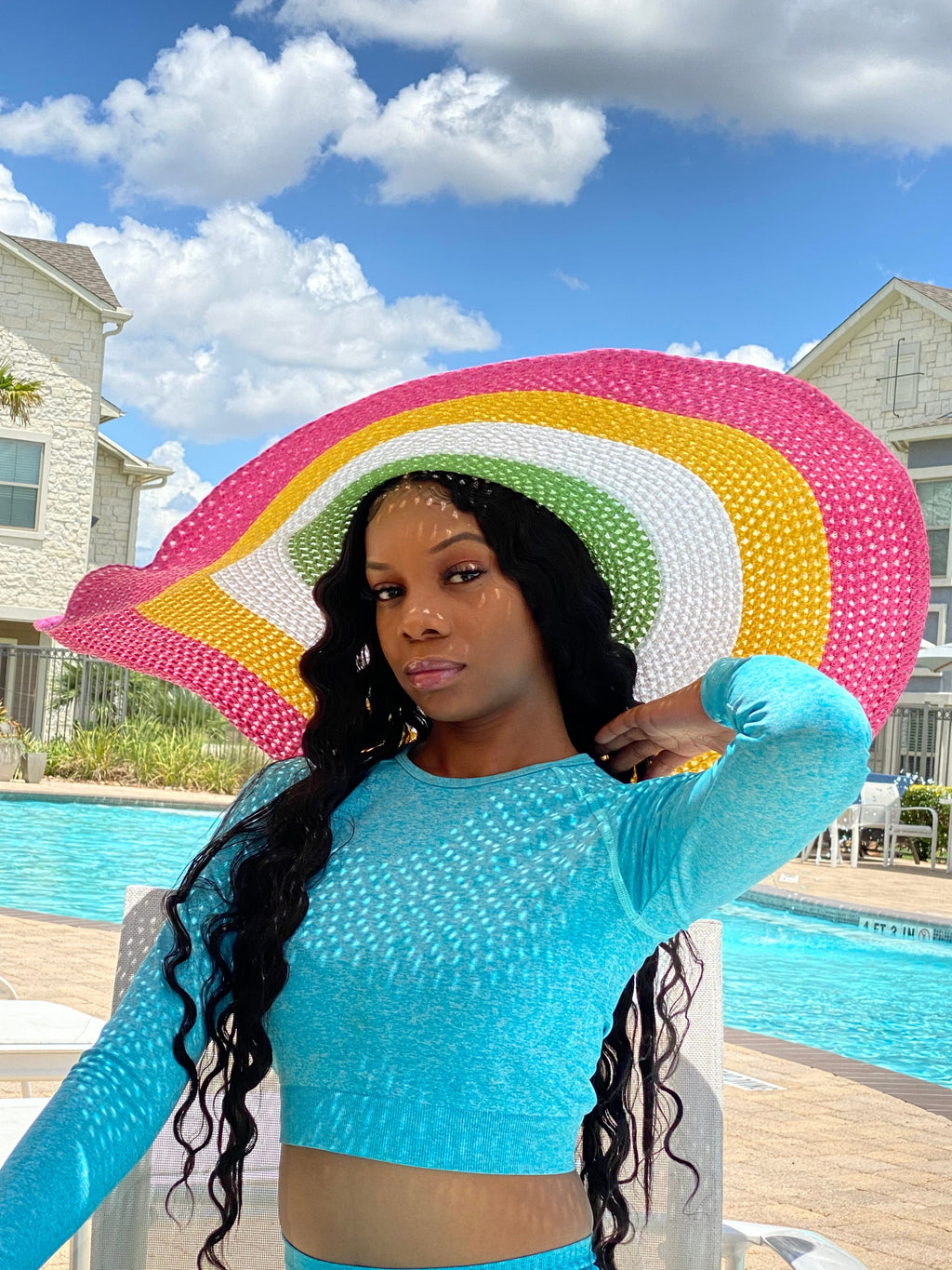 Oversized Floppy Sun Hat Mt