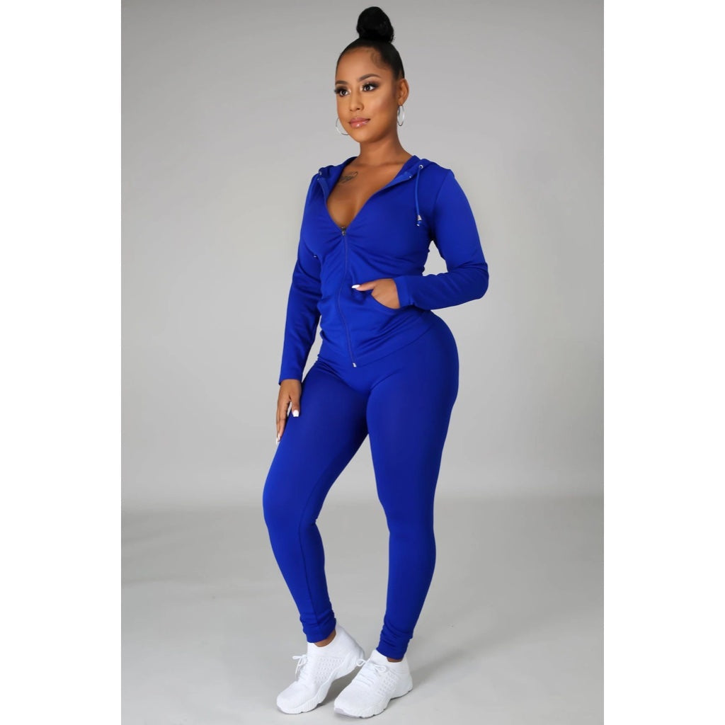 Ola Seamless 2 Piece Set Royal Blue