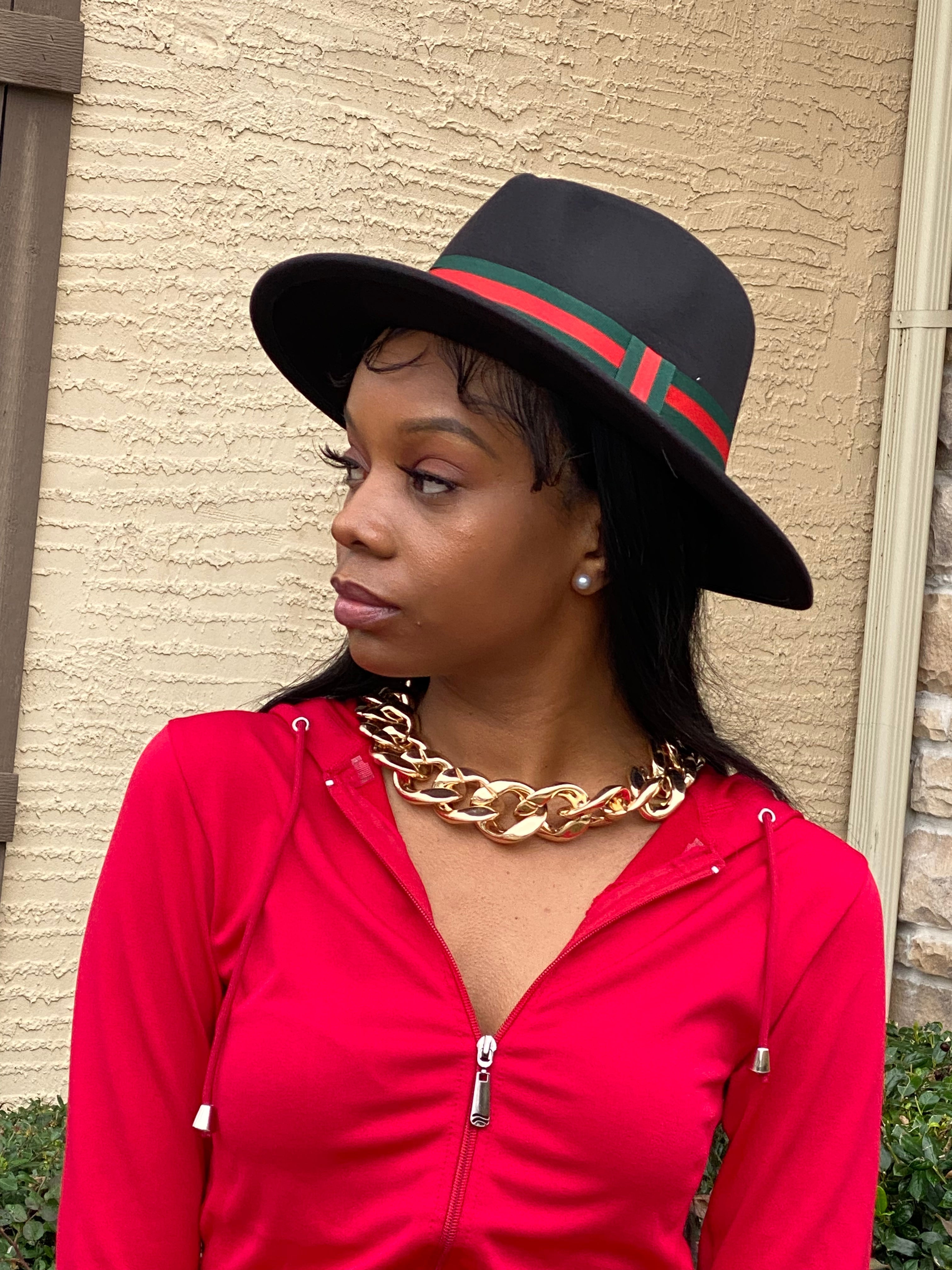Luxe Fedora Black