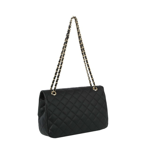 Quilted Billion Purse Black