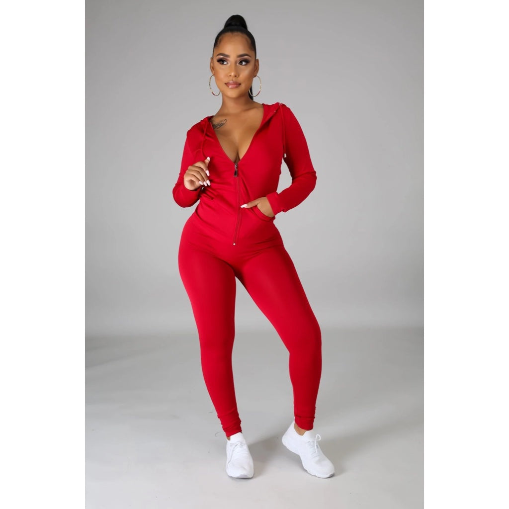 Ola Seamless 2 Piece Set Plus Size Red