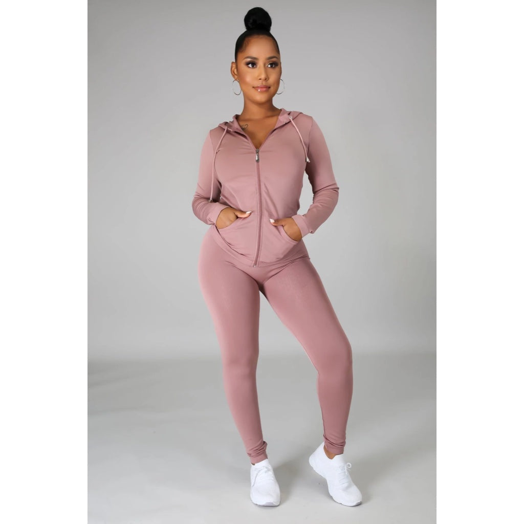 Ola Seamless 2 Piece Set Mauve