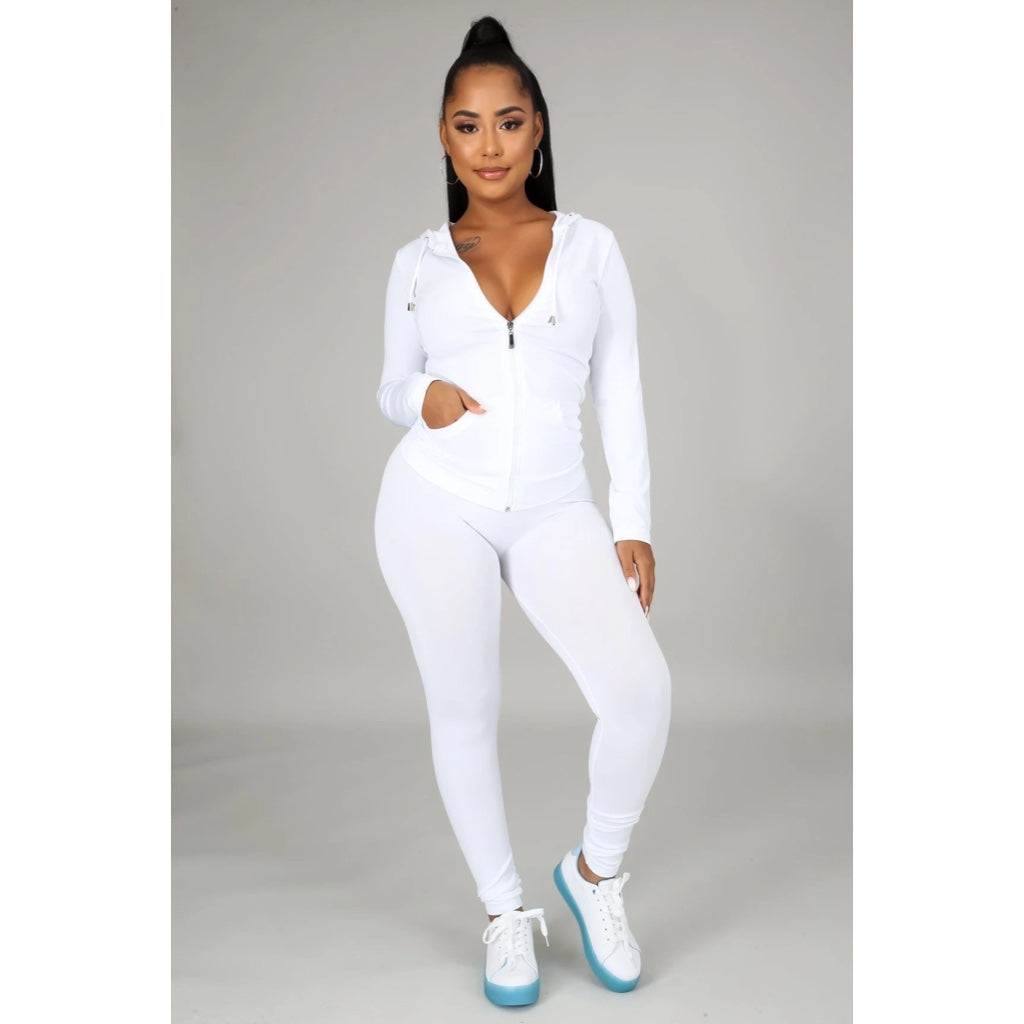 Ola Seamless 2 Piece Set White