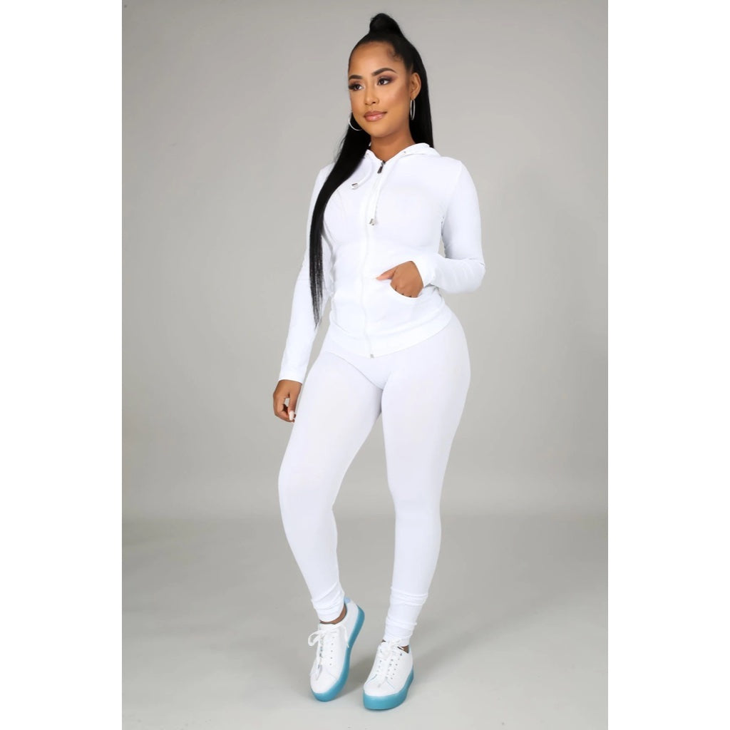 Ola Seamless 2 Piece Set White