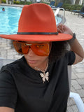 Orange Red Fedora