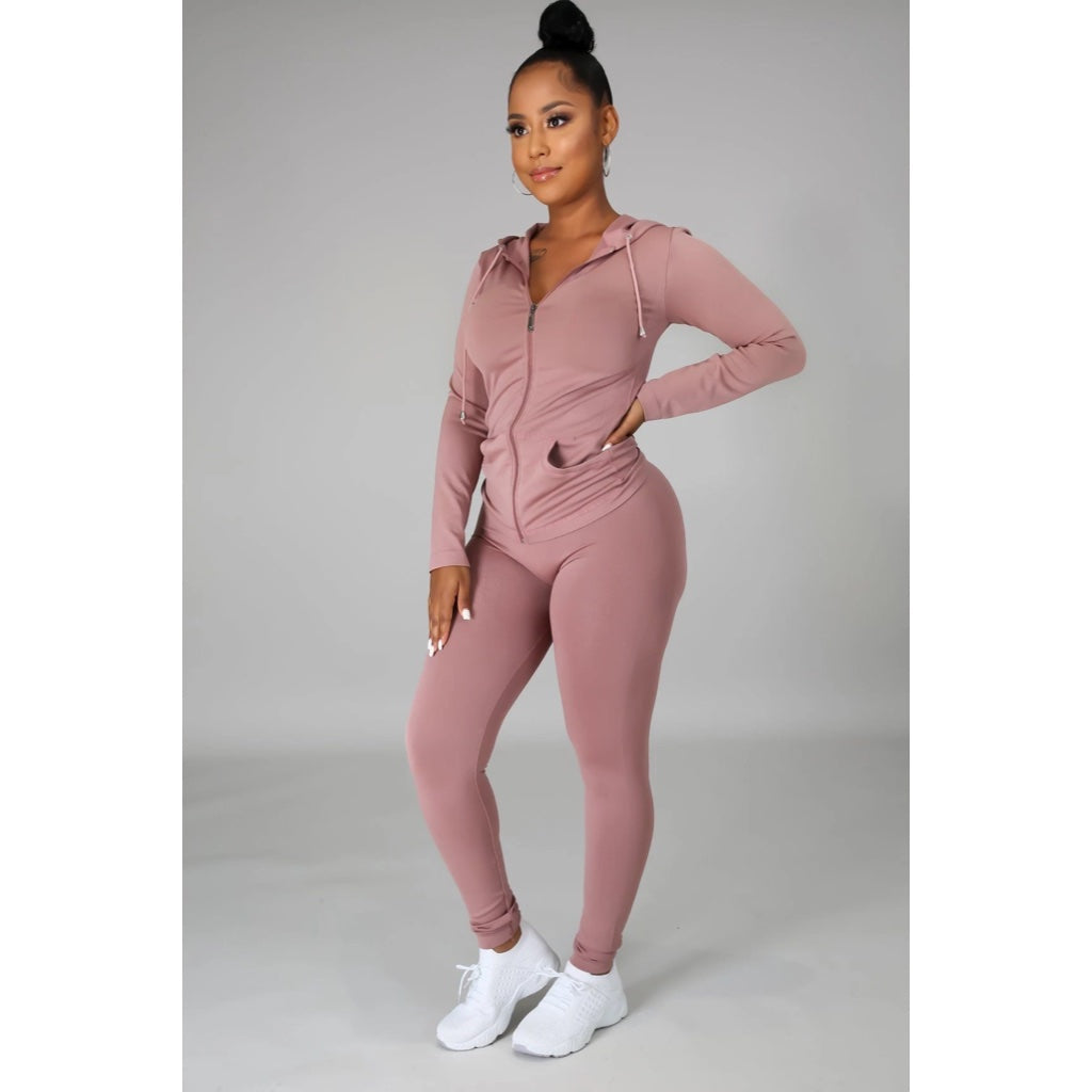 Ola Seamless 2 Piece Set Mauve