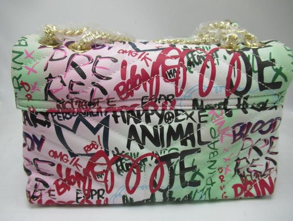FAB GRAFFITI BAG PINK