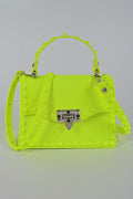 Kelly Small Jelly Purse Neon Dandelion Yellow