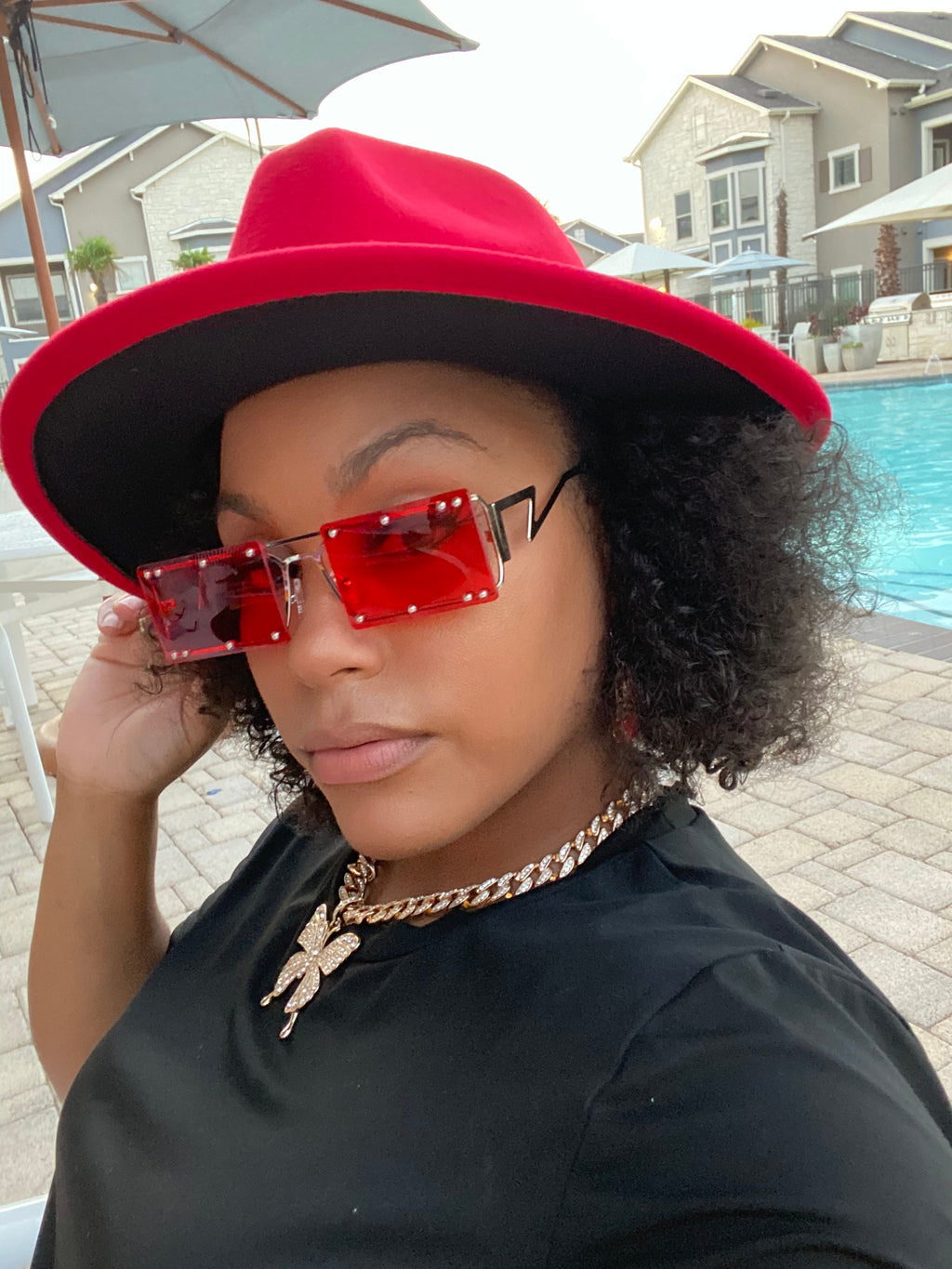 Red Black Fedora